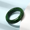 Natural Myanmar Jade Dyed Finger Ring RJEW-C160-01A-2