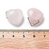 Natural Rose Quartz Pendants G-K371-02P-05-3