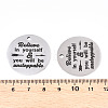 Non-Tarnish 201 Stainless Steel Pendants STAS-T064-38P-9-3