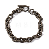 304 Stainless Steel Cable Chains Bracelets for Women Men BJEW-P376-02AB-4