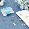 16Pcs 2 Style 201 Stainless Steel Pendants FIND-DC0001-57-4