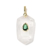 Natural Quartz Crystal Pendants GG-CBA5FCC-01G-08-1