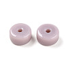 Opaque Solid Color Glass Beads X1-GLAA-N007-6x3mm-A02-2
