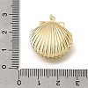 Brass Locket Pendants KK-Z155-19G-3