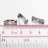 Platinum Iron Pin Backs Brooch Safety Pin Findings X-IFIN-S276-3