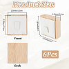 6Pcs Bamboo Single Ring Display Stands with PU Leather/Velvet Mat RDIS-CL0001-01A-2
