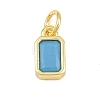 Brass Pave Sky Blue Cubic Zirconia Charms CU-CBA4A93-02I-G-1
