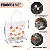 Rectangle Transparent Printed PVC Plastic Gift Tote Bags ABAG-TADJ0002-002B-4