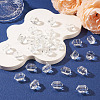 30Pcs Transparent Handmade Lampwork Beads LAMP-TADJ0001-12L-6