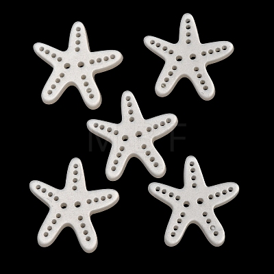 2-Hole Marine Organisms Opaque Resin Buttons RE-CBAE064-05D-1