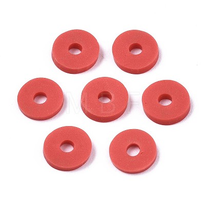 Handmade Polymer Clay Beads CLAY-R067-6.0mm-B30-1