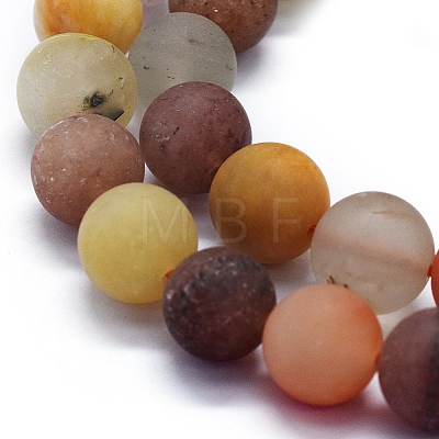 Natural Rutilated Quartz Beads Strands G-E561-04-10mm-1