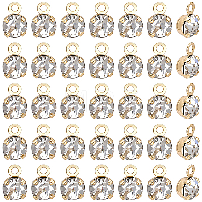 50Pcs Brass Pendants KK-BBC0025-91A-1