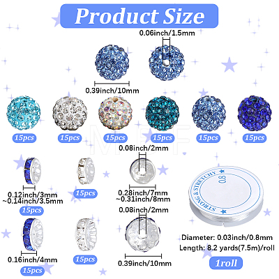 DIY Beads Bracelets Making Kits DIY-PA0001-80A-1