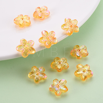 Transparent Acrylic Beads TACR-S154-45C-919-1