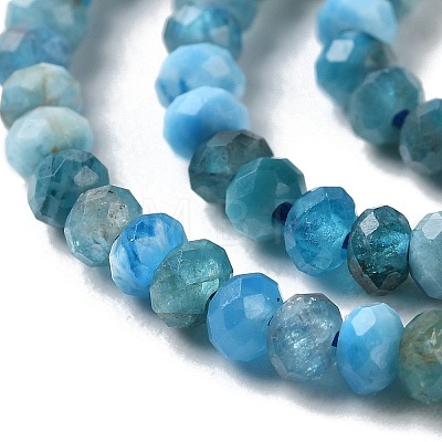 Natural Apatite Beads Strands G-G003-A04-01-1