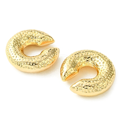 Brass Cuff Earrings for Women EJEW-D094-02G-1