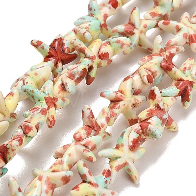 Synthetic Turquoise Beads Strands TURQ-F020-A06-1