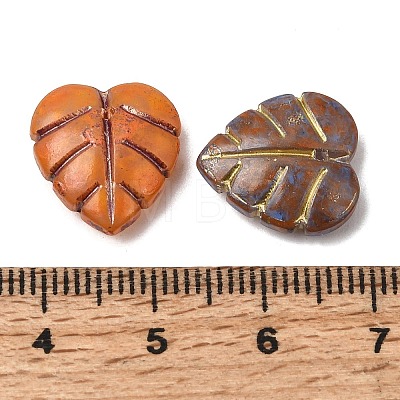 Painted Glass Beads Strands GLAA-Z021-07B-1