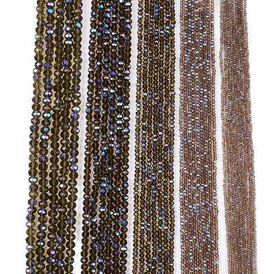 Electroplate Glass Beads Strands LS-EGLA-A044-T6mm-L16-1