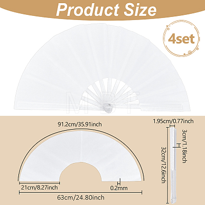 Cloth Hand Held Fan DIY-WH0579-95C-1
