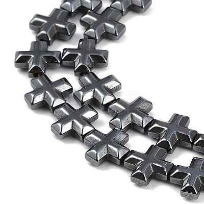 Electroplated Synthetic Non-magnetic Hematite Beads Strands G-K375-E02-02-1