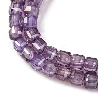 Cubic Zirconia Bead Strands ZIRC-P109-01B-03-1