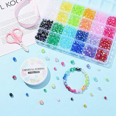 DIY Sparkling Bracelet Making Kit DIY-YW0007-84-1