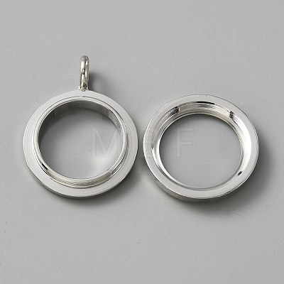 Alloy Crystal Rhinestone Locket Pendants FIND-WH0061-50A-P-1