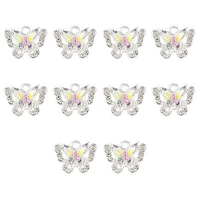 10Pcs Alloy Pendants FIND-YW0009-29D-1