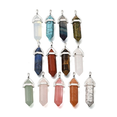 Natural & Synthetic Gemstone Pendants G-H360-01S-1