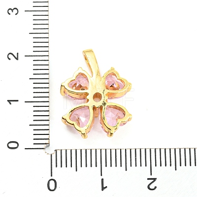 Brass Pave Cubic Zirconia Pendants KK-Q794-01B-G-1