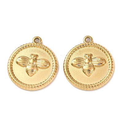 304 Stainless Steel Pendants STAS-P432-01C-G-1