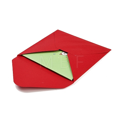 Square 3D Pop Up Paper Greeting Card AJEW-P123-A06-1