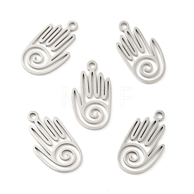 Non-Tarnish 201 Stainless Steel Pendants STAS-E015-18P-1