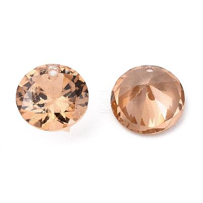 Cubic Zirconia Charms ZIRC-N033-A-06-1