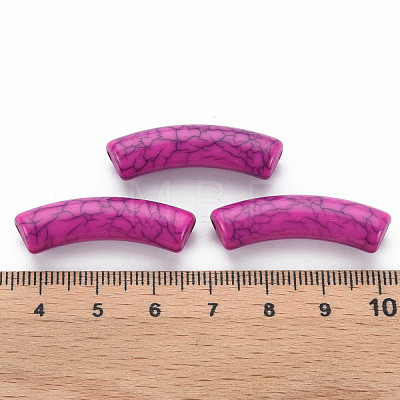 Opaque Crackle Acrylic Beads MACR-S372-002N-002-1