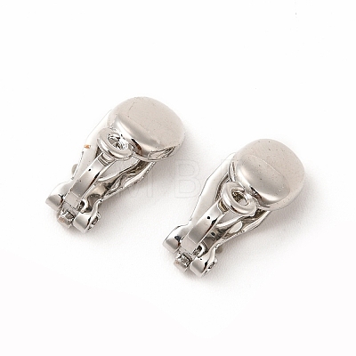 Alloy Clip-on Earring Findings PALLOY-M208-03P-1