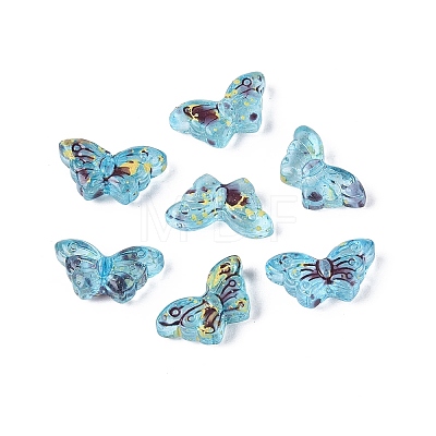 Picasso Transparent Glass Beads SEED-N012-05C-1