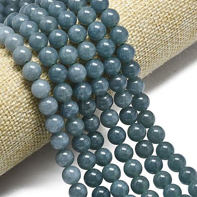 Natural Malaysia Jade Beads Strands G-L645-C01-12mm-09-1