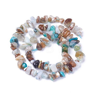 Natural Blue Opal Beads Strands G-I225-13A-1