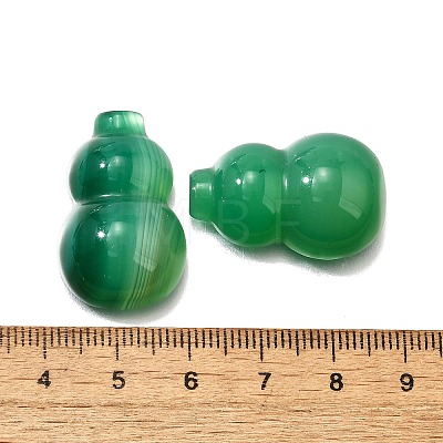 Natural Green Onyx Agate Cabochons G-Q018-01A-1