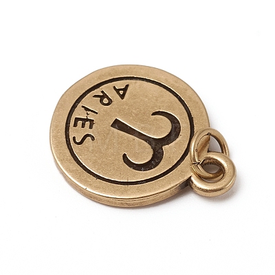 Brass Pendants KK-I668-01AB-06-1