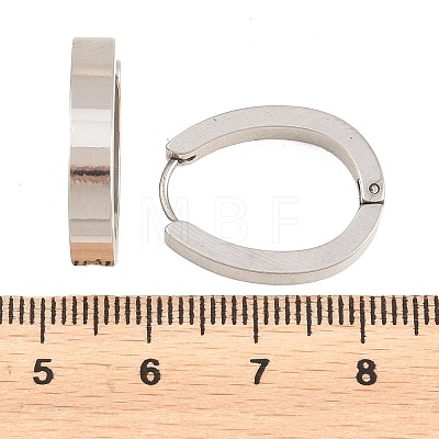 201 Stainless Steel Hoop Earrings EJEW-T056-03P-03-1
