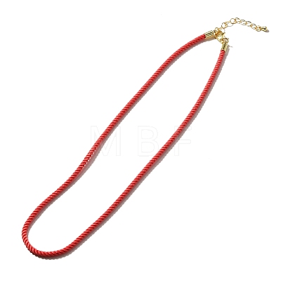 Nylon Milan Cord Necklace Making MAK-M028-01G-22-1