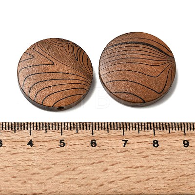 Natural Schima Wood Beads WOOD-A026-16-1