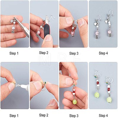 Plastic Clip-on Earring Findings KY-AR0001-02-1