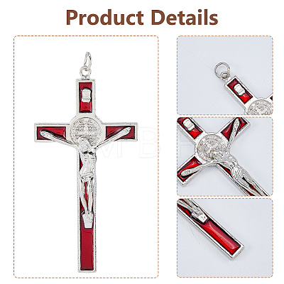 Zinc Alloy Enamel Big Pendants FIND-WH0367-706B-1