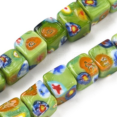 Handmade Millefiori Lampwork Beads LAMP-G170-04-1