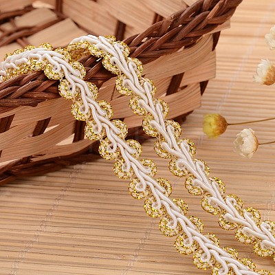 Lace Trim Nylon Ribbon for Jewelry Making ORIB-L005-48-1
